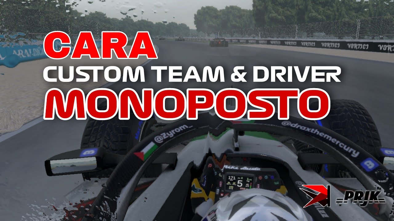 CARA CUSTOM TEAM DI MONOPOSTO #monoposto