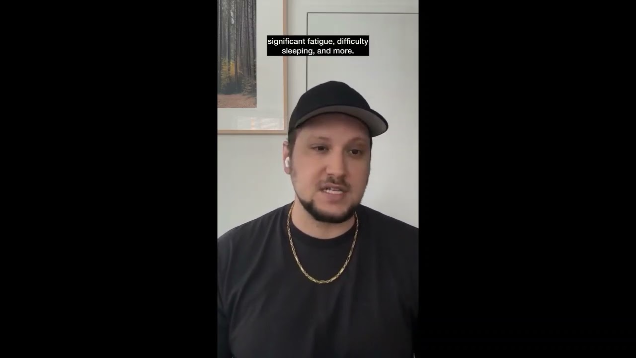 Matt McGorry, October 28, 2024 Instagram post about Long COVID