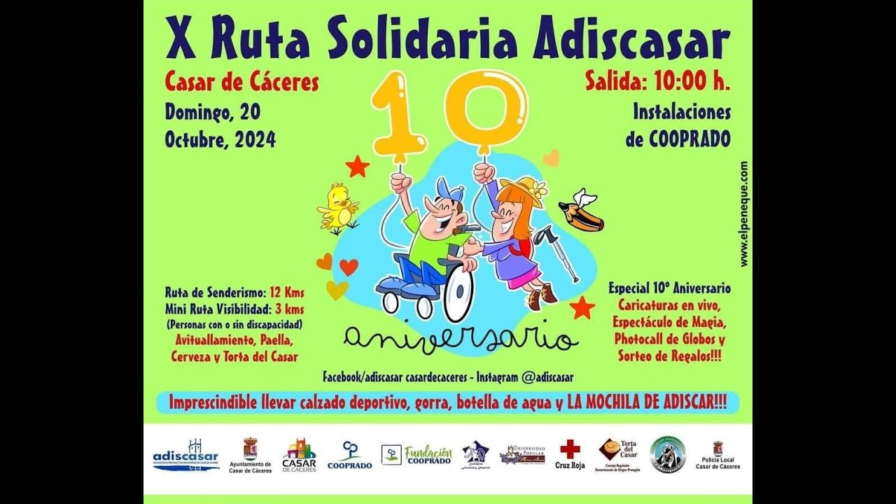 Adiscasar 10ª Ruta Solidaria