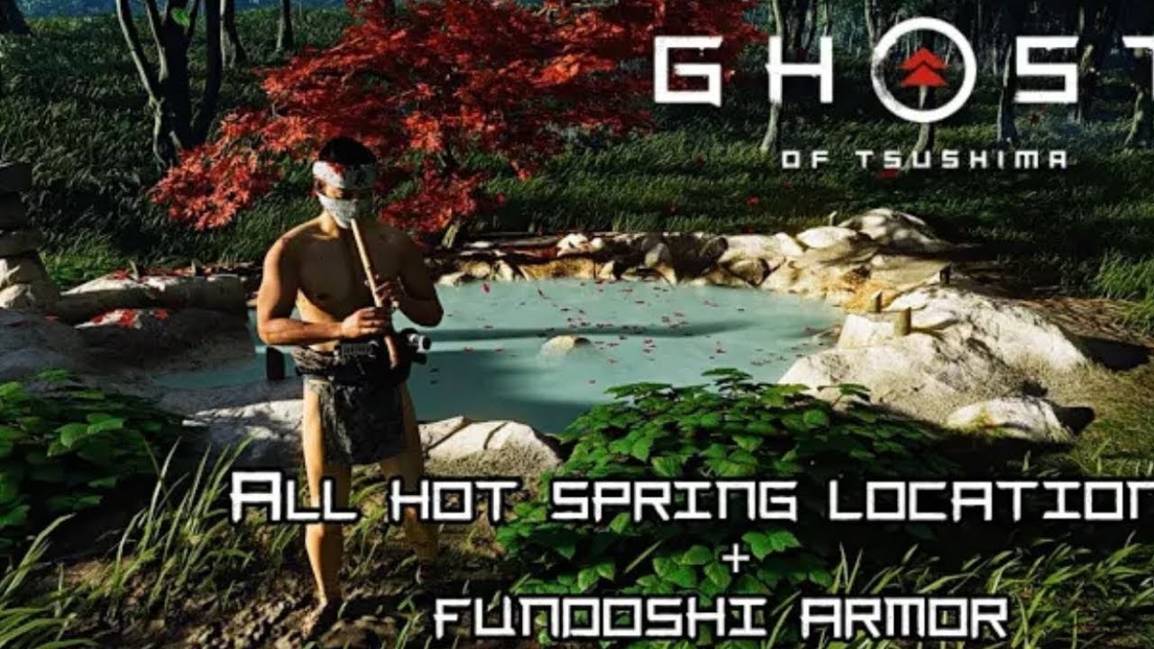 ALL 20 HOT SPRINGS + FUNDOSHI ARMOR ｜ Ghost of Tsushima