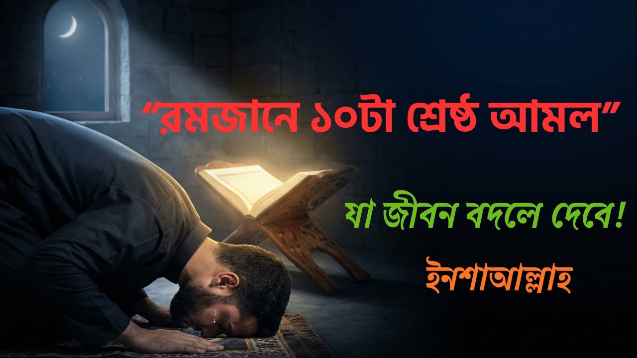 রমজানের ১০টি সহজ আমল | হয়তো এটাই জীবনের শেষ রমজান! 😭 | Ramadan 2026 | Light of Life
