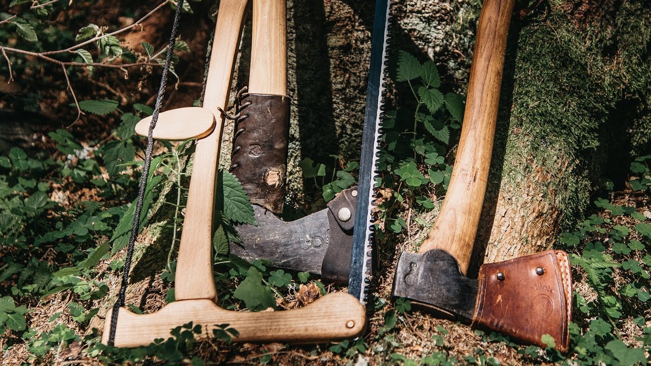 How To Make a Folding Bucksaw - Hand Tools Only