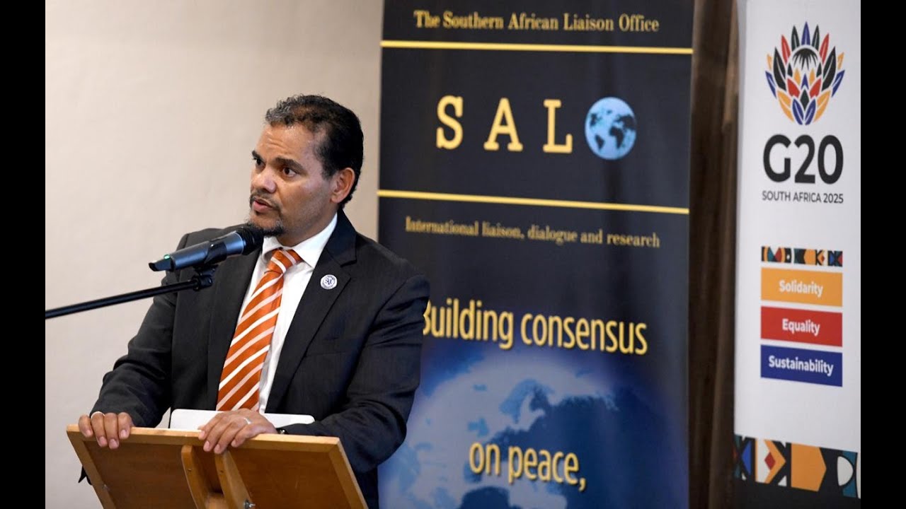 Deputy Minister Botes addresses SALO Hybrid Dialogue on South Africa G20 Presidency
