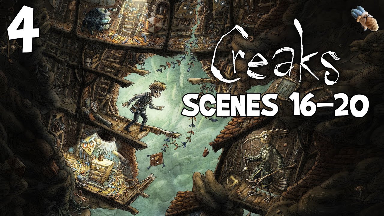 CREAKS: Scenes 16-20 - Full Walkthrough - 100% Achievements [PC]