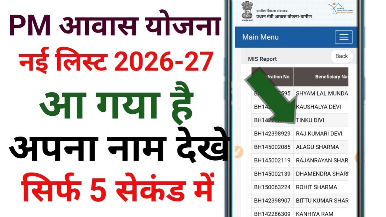 Pm Aawas Yojana status kaise check Karen | how to check Pradhanmantri Aawas Yojana new list