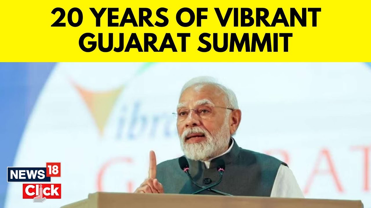 PM Modi  To Celebrate 20 Years of 'Vibrant Gujarat Global Summit' In Ahmedabad | N18V | News18