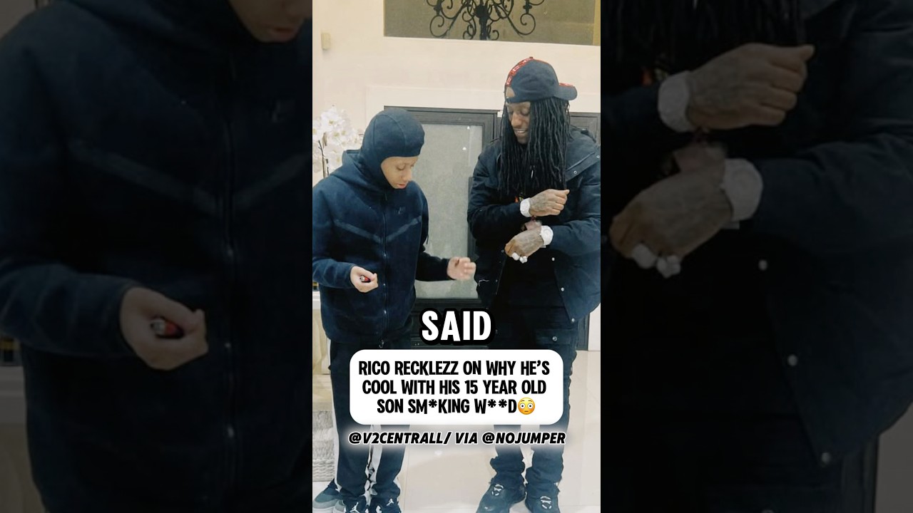 Rico Recklezz On Why He&rsquo;s Cool With His Son Sm*king😳 #chiraq