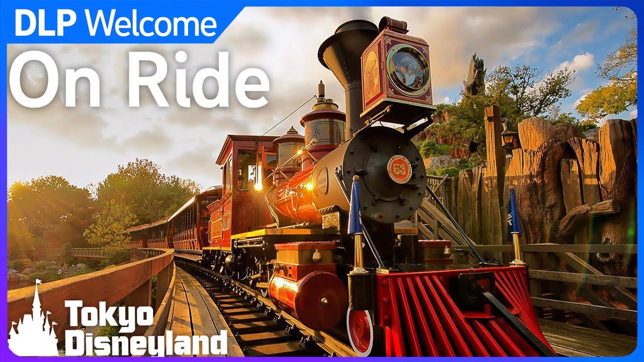 [4K-On Ride] Western River Railroad - Tokyo Disneyland