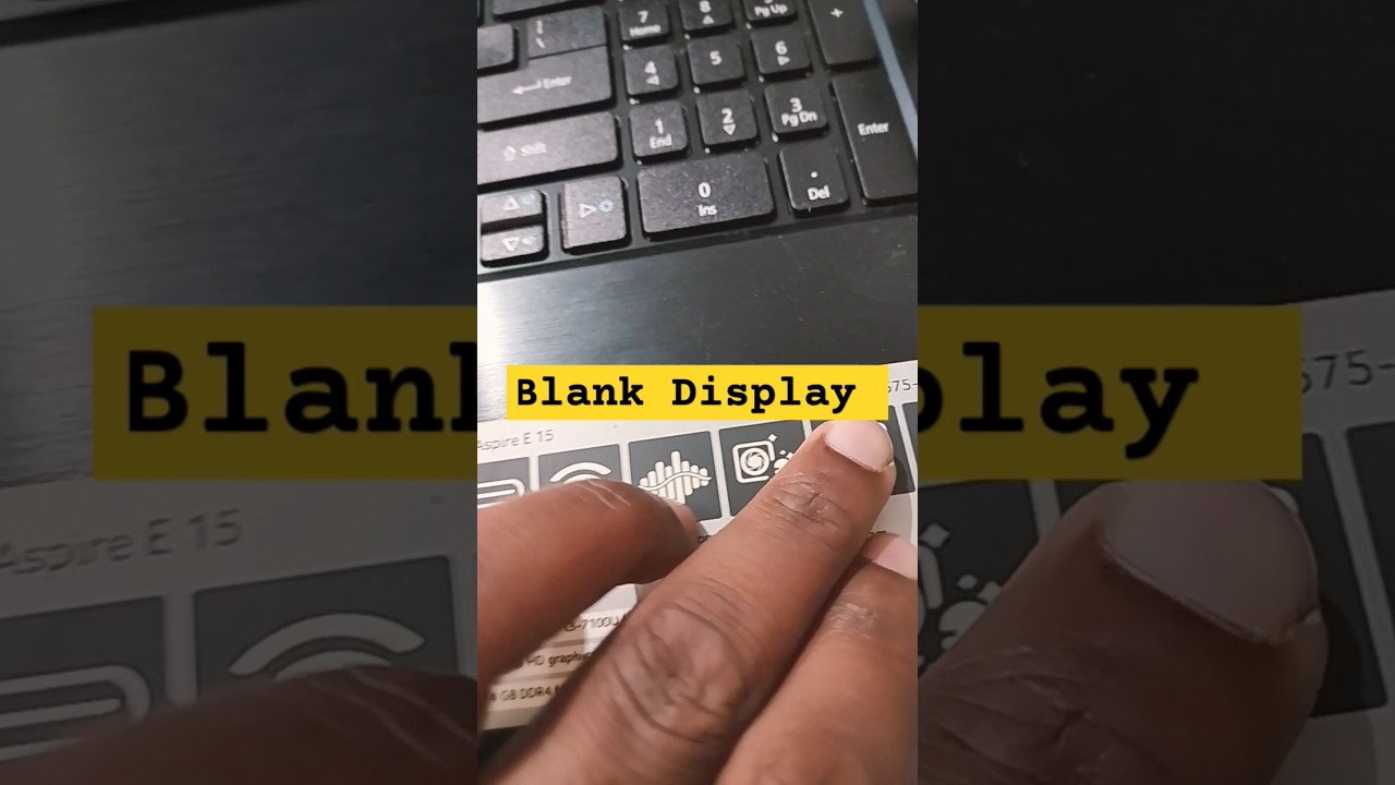 Acer Aspire E5-575 Series Laptop Black/ Blank Screen Display Problem#macnitesh#keyboardtricks#2024
