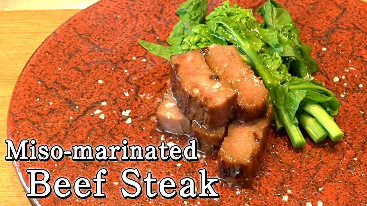 [ENG SUB]How to Make Miso-marinated Beef Steak | New Style Japanese Dish Marinated in Miso Sauce