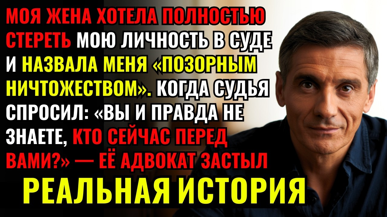 ЖЕНА ХОТЕЛА УНИЧТОЖИТЬ меня в зале суда, но РОВНО В ДЕВЯТЬ ЧАСОВ один вопрос судьи ШОКИРОВАЛ ВСЕХ...