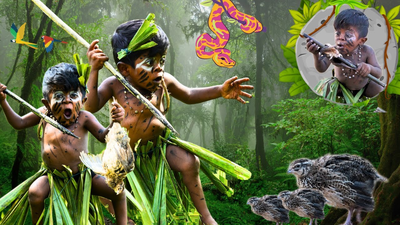 காட்டுவாசியாக மாறிய குட்டி புலி | Tribal Kutti Puli Quail Hunting | KUTTI PULI NANBAN