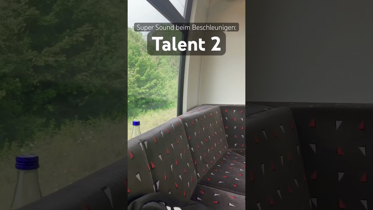 Super Sound beim Beschleunigen: Talent 2 | KurzVideo #train #trainspotting #br442 #talent2 #abellio