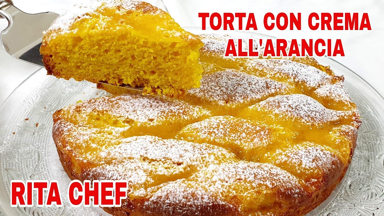 ТОРТ С АПЕЛЬСИНОВЫМ КРЕМОМ - RITA CHEF