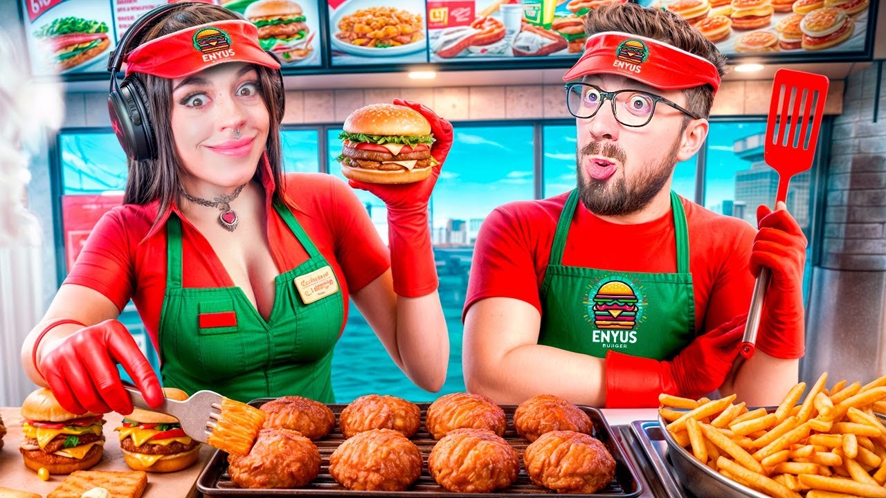 HAMBURGUESAS de RATA 🐀 | Fast Food Simulator