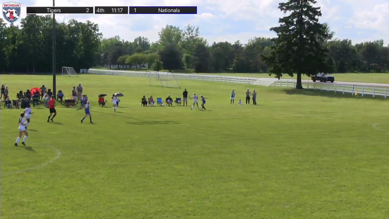 06/02 4:00 PM  U13G Elite Michigan Tigers FC Elite 64 11G vs. Nationals Genesee Union 11 Girls Black