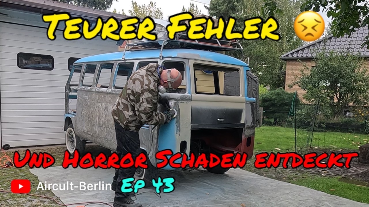 Teurer Fehler und einen Horror Schaden entdeckt - VW T1 Bus Projekt EP 43 #vwt1 #oldtimer