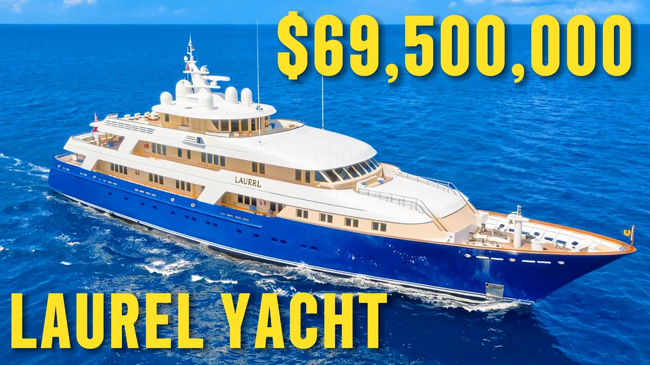 $69.5M Laurel Superyacht | Inside This Stunning Mega Yacht