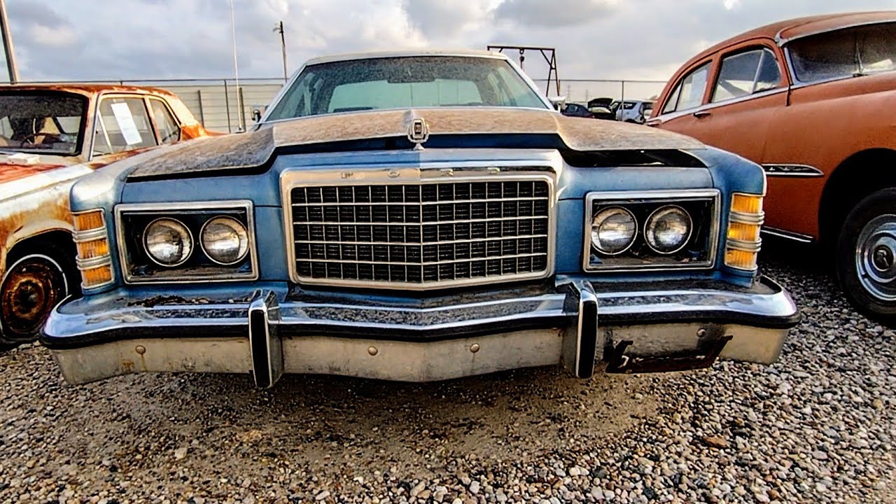Price Drop For Sale Now $1395. 1977 Ford LTD Landau Junkyard Find
