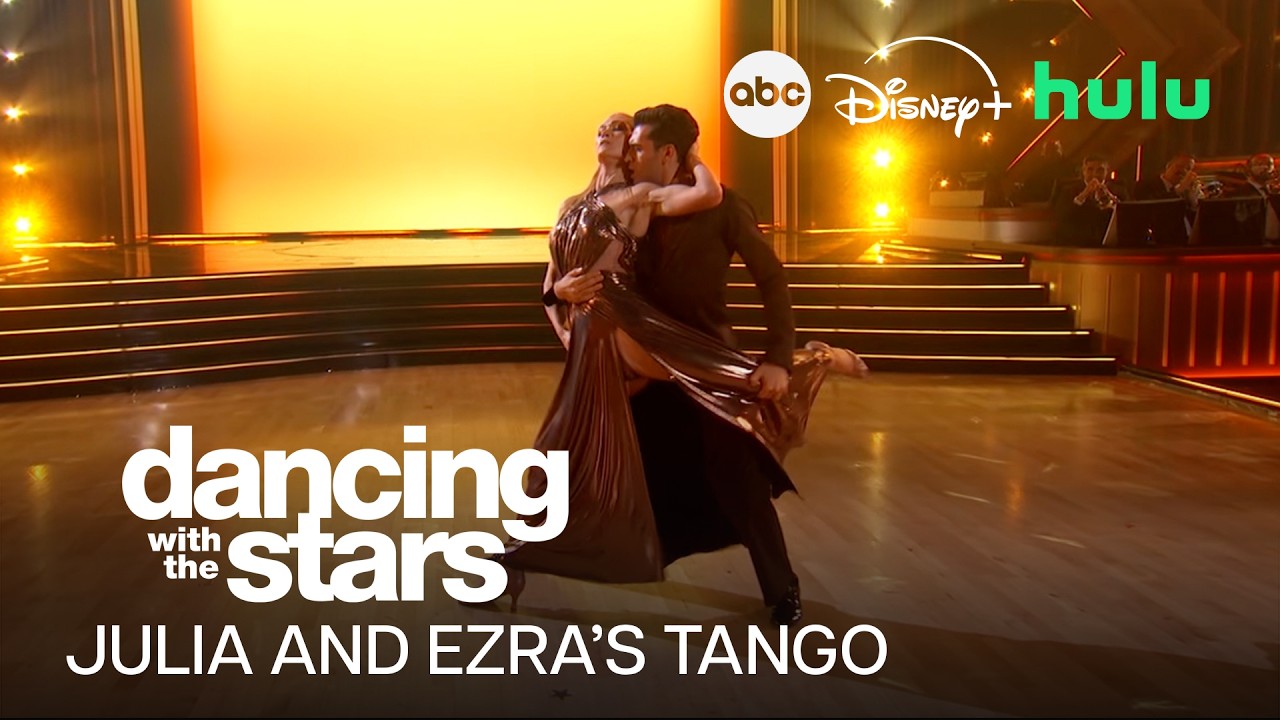 Julia Stiles and Ezra Sosa Viral Hits Night Tango | Dancing with the Stars