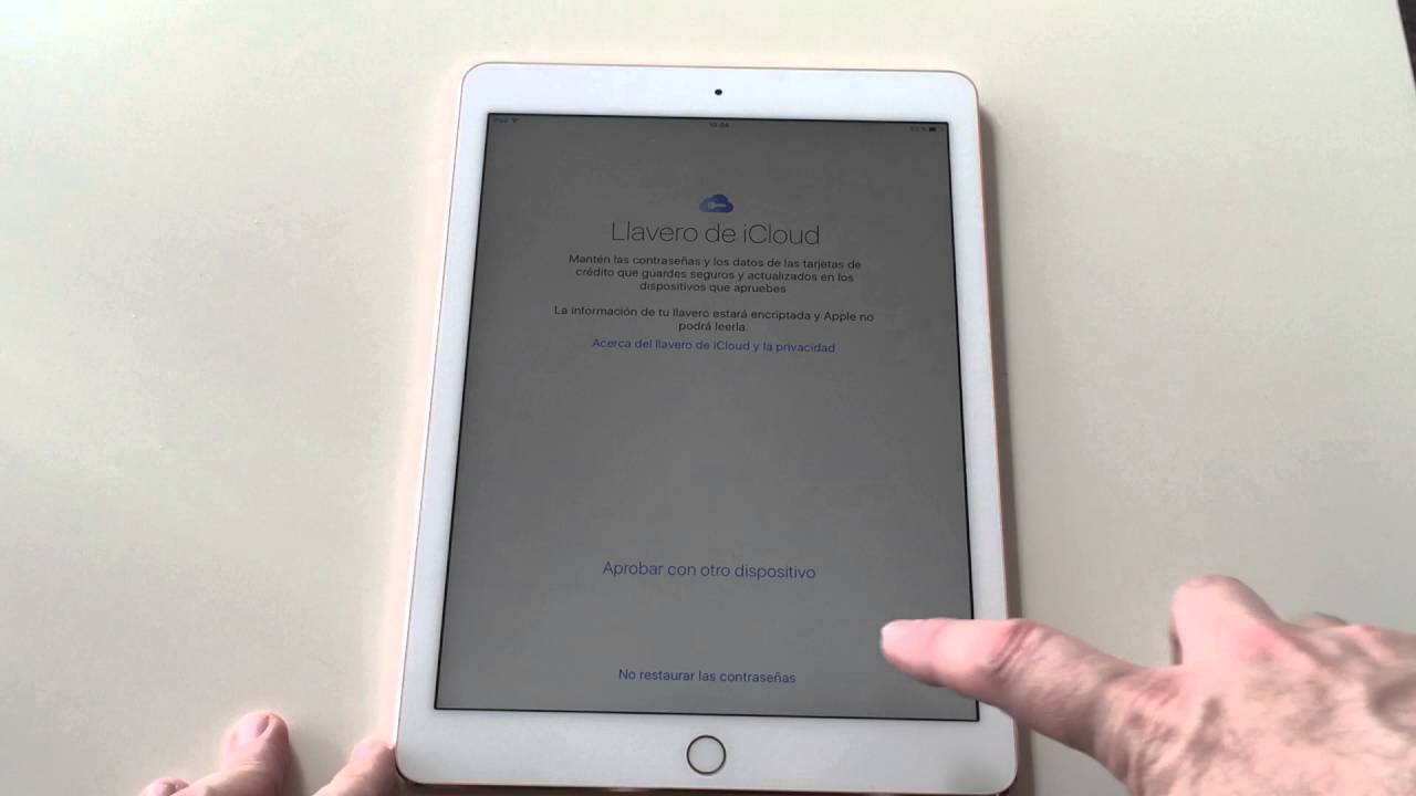 Configuración iPad Pro 9,7 Español