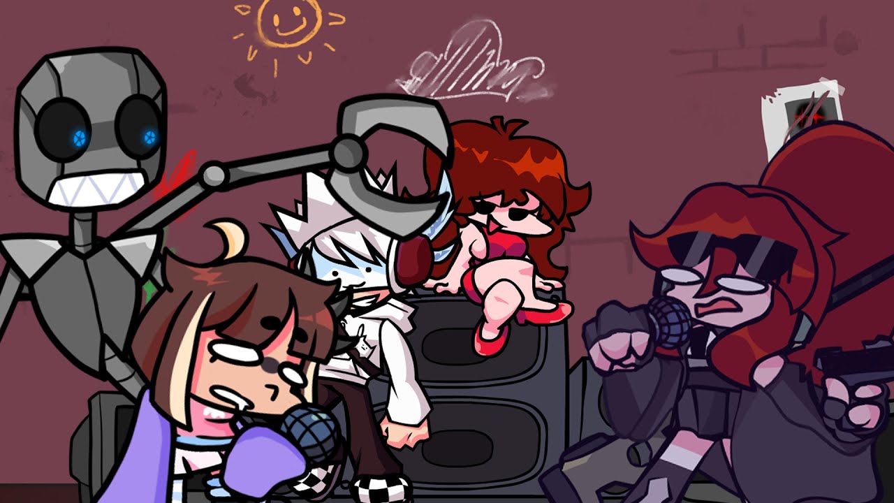 Robot Stuff? FNF Termination But Tactie Vs QT & KB ft. Trake & GF (FNF Termination But Tactie Sings)