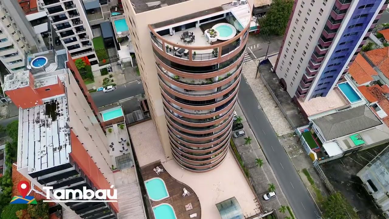 Cobertura À VENDA com 460m2 vista mar em Tambaú - João Pessoa - Brasil