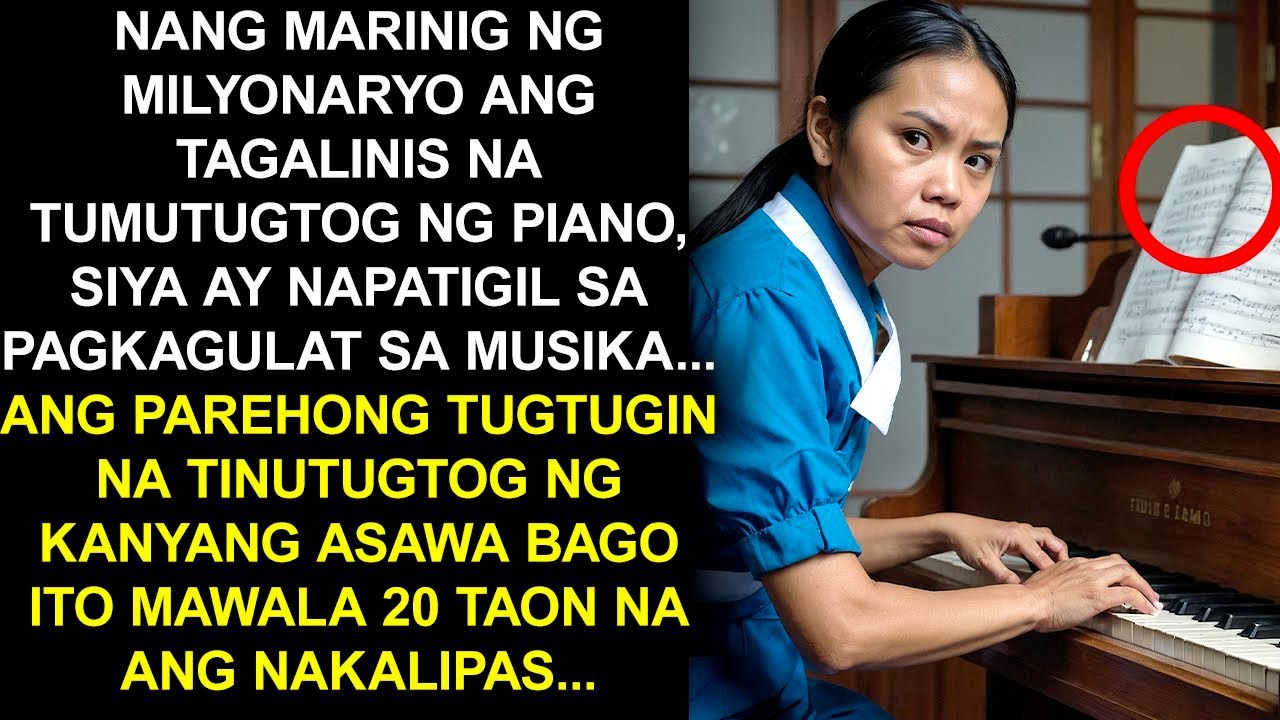 AL MARINIG ANG TAGALINIS NA TUMUTUGTOG NG PIANO, NATULALA ANG MILYONARYO SA NARINIG NA MUSIKA...