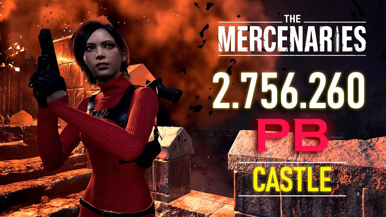 Resident Evil 4 Remake Mercenaries l 2,756,260 Ada (Castle) PB S++