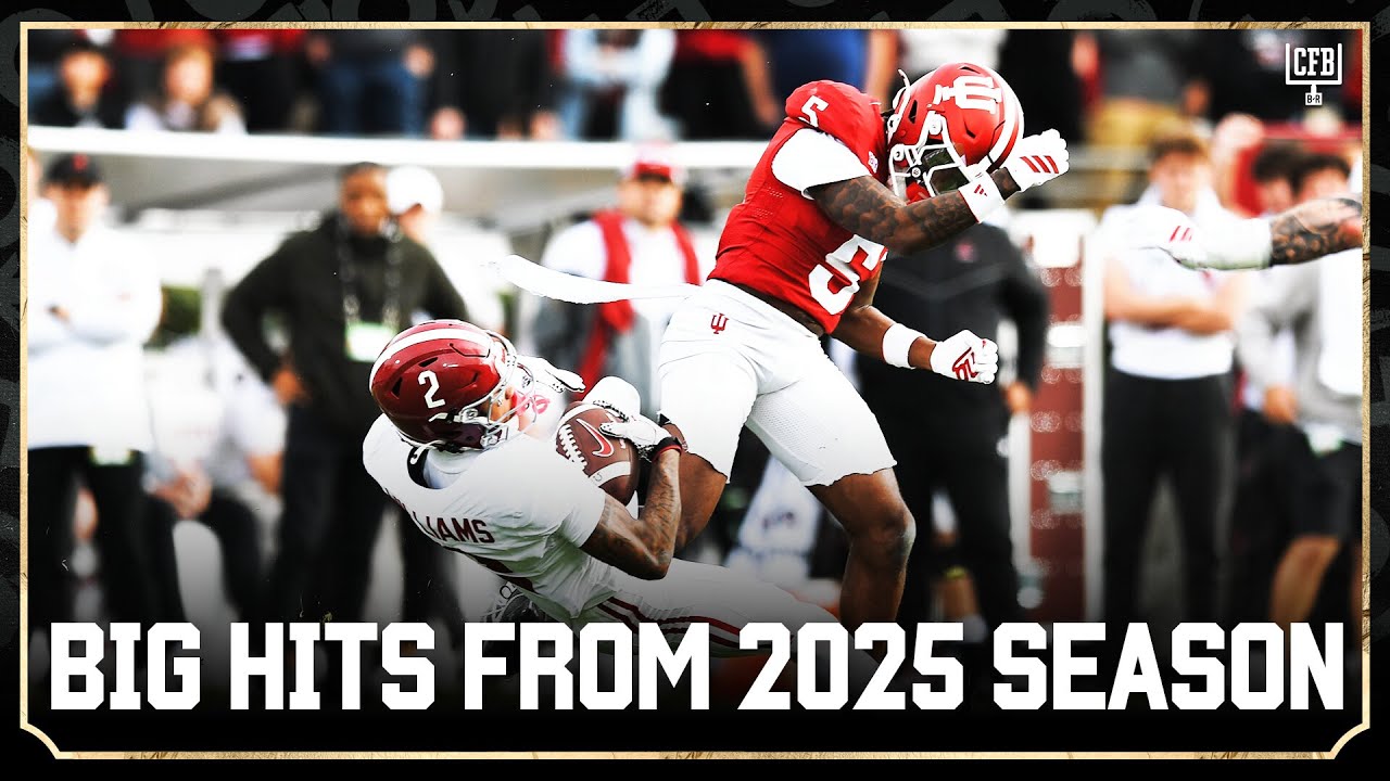 Big Hits From 2025 College Football Season | Highlights | Top Plays