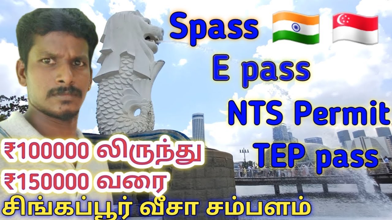 Spass  Epass  TEP pass  NTS permit க்கு சிங்கப்பூரில் சம்பளம் எவ்வளவு