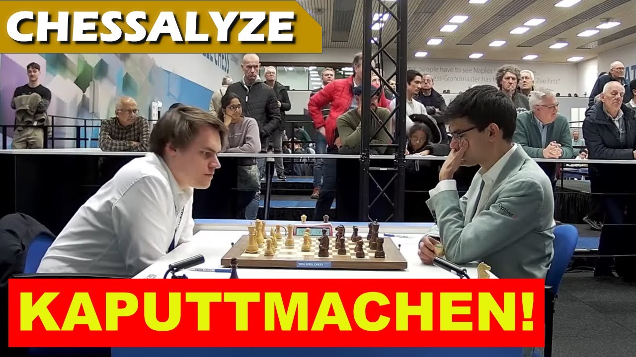 Killerinstinkt? Der Beweis! | Blübaum vs Giri | Tata Steel Chess 2026 Wijk aan Zee Runde 10