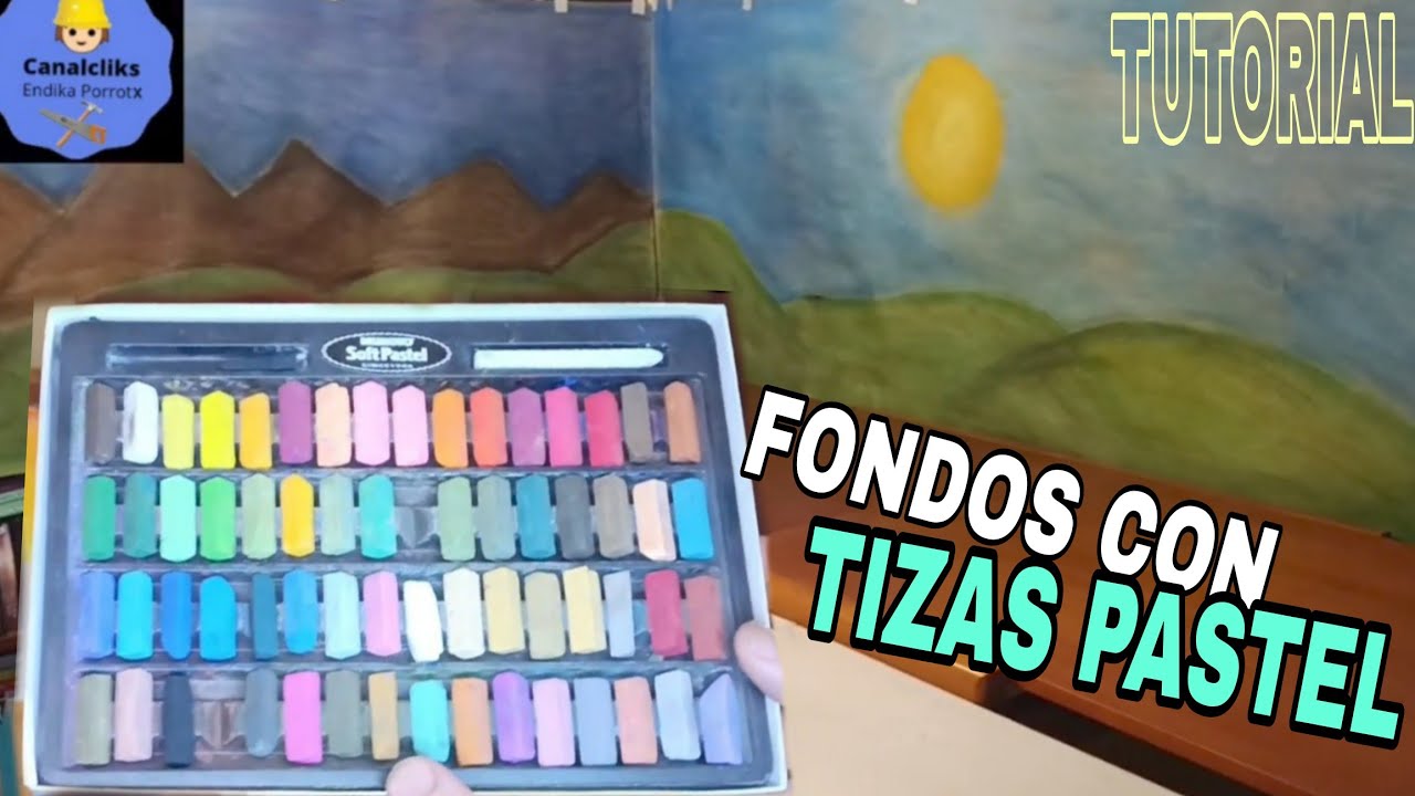 TUTORIAL. Fondos con TIZAS PASTEL. 