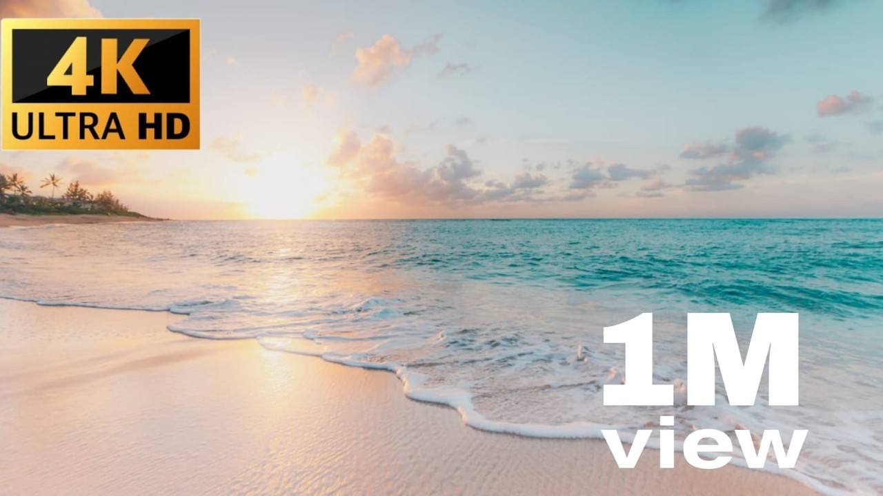 4k Ocean Wave Sounds ,feel the music  Relief  #oceanrelaxation #4k #8k