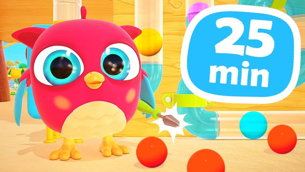 Giochi interessanti e divertenti insieme a Gufetto Hophop!🦉 Cartoni animati per bambini piccoli