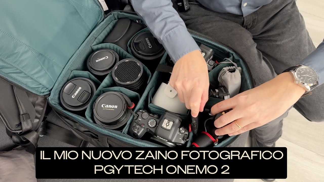 Recensione del mio nuovo zaino fotografico PGYTech OneMo 2 e del lettore di card furbo!