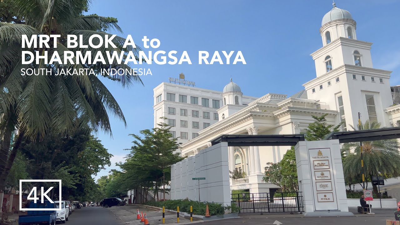 JALAN SORE DI KEBAYORAN BARU JAKSEL ▪︎ DARI BLOK A ➤➤ DHARMAWANGSA RAYA ▪︎ CITY STREETS OF JAKARTA