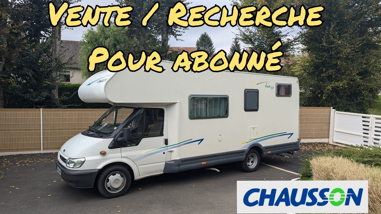 Une Capucine familiale roues jumelées  pour - de 25 000€ ( Chausson Flash 07 )