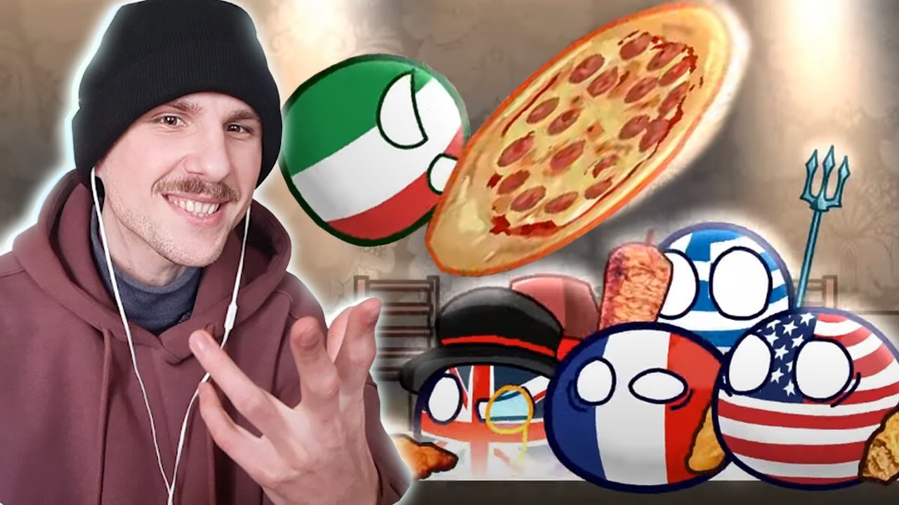 Yuwnee смотрит Энергичная Италия | Countryballs | Вселенная Кантриболз