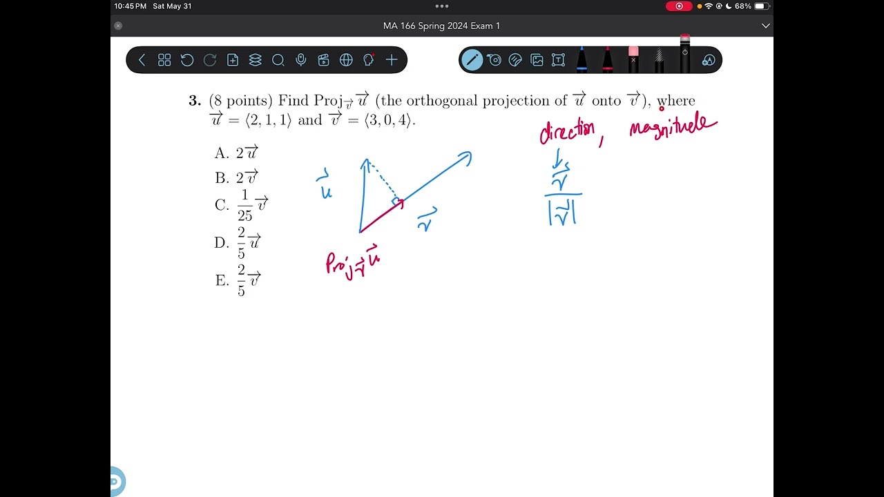 MA 166 Spring 2024 Exam 1