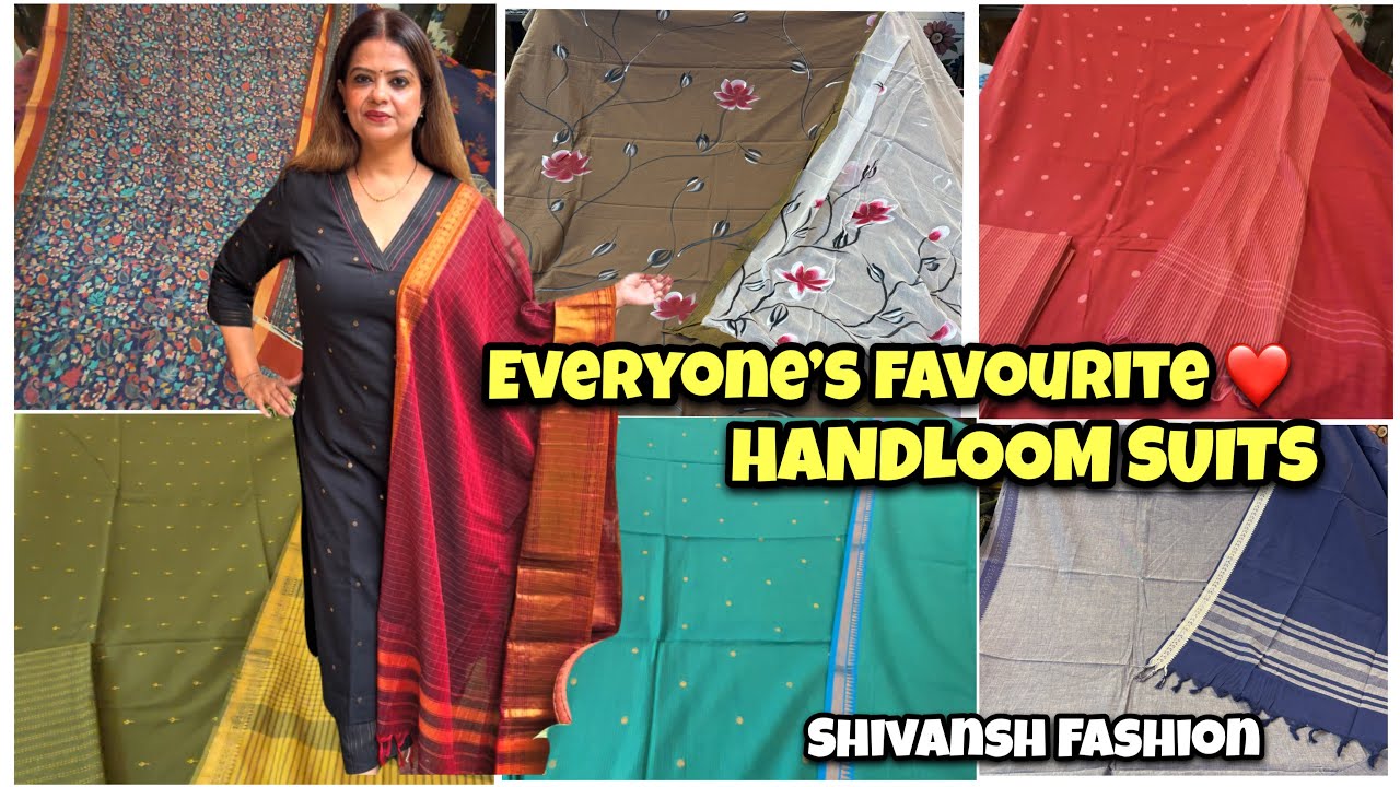 Affordable Handloom Suits That Look Expensive, Classy 🫶Free Shipping | Shwetadhiraj