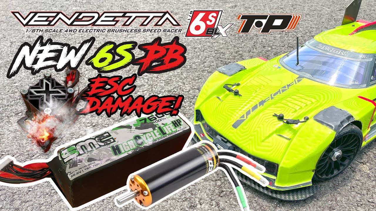 Arrma Vendetta 6s PB 149mph! | TP4070 2810kv, MMX8S, SMC 7600 6S Lipo