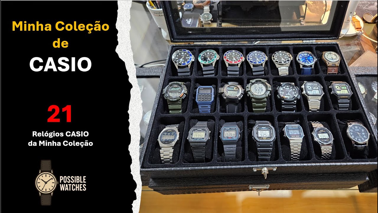 CASIO - Minha Coleção 2026 - Possible Watches. Relógios possíveis. Paixões reais. #casiobrasil