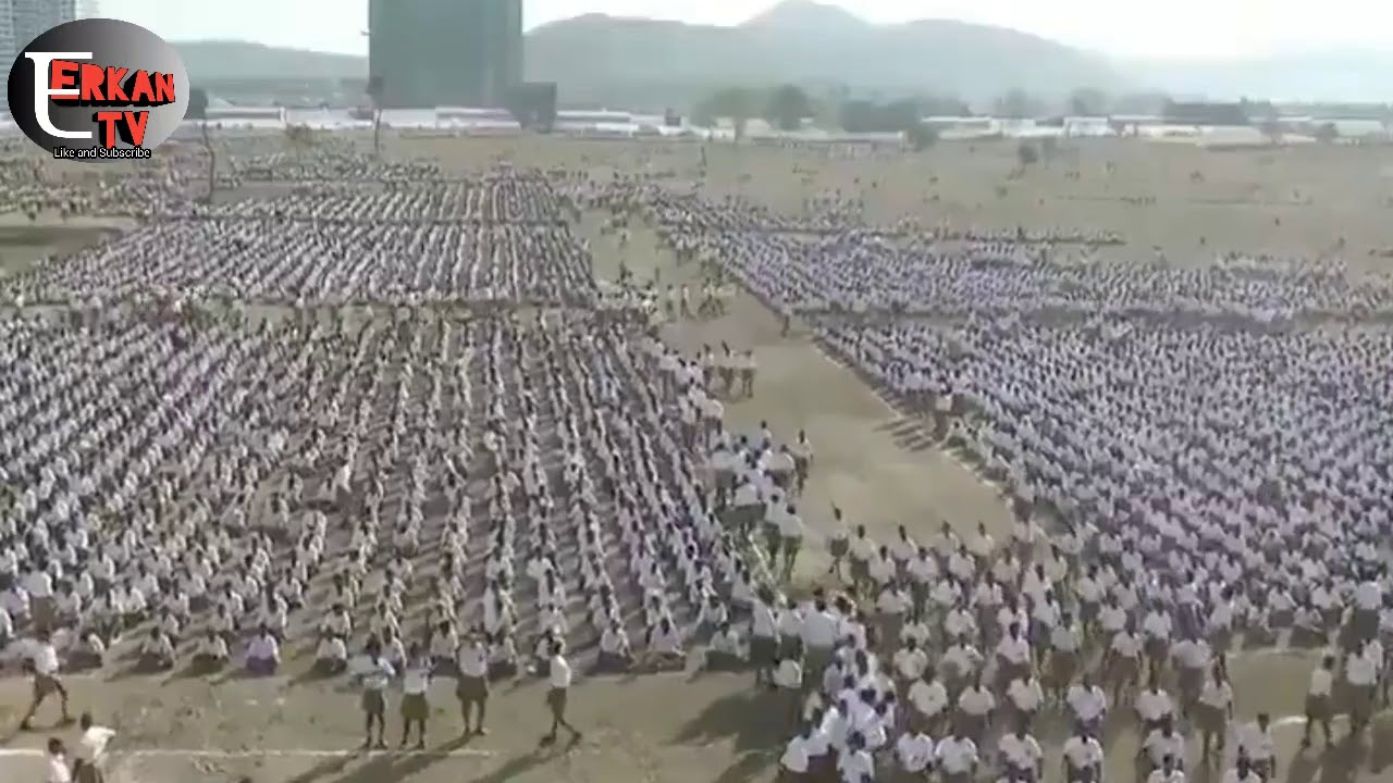 RSS traing, a terrorist gang of hindu extremists