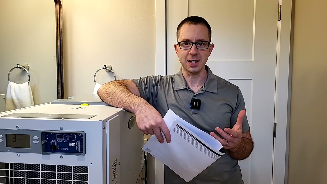 Walk Through of the Aprilaire E100CS Dehumidifier