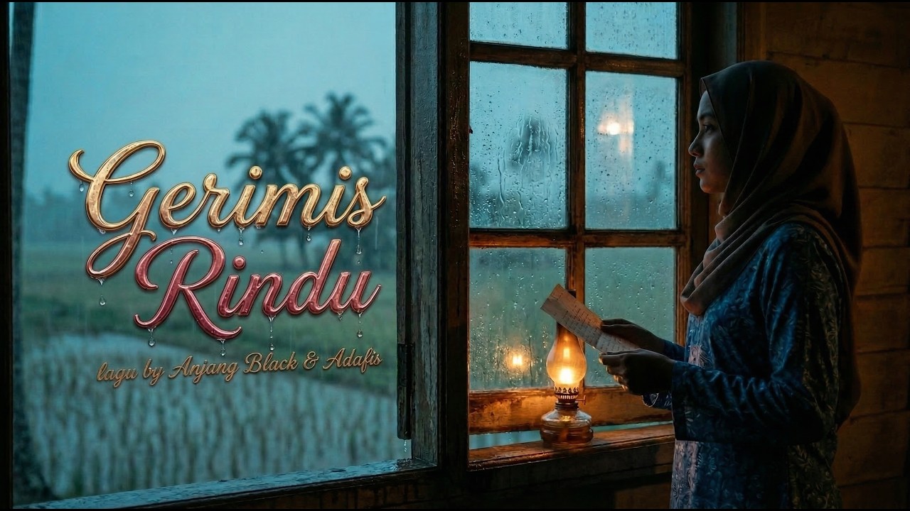 Gerimis Rindu - Anjang Black & Adafis Official Music Lirik