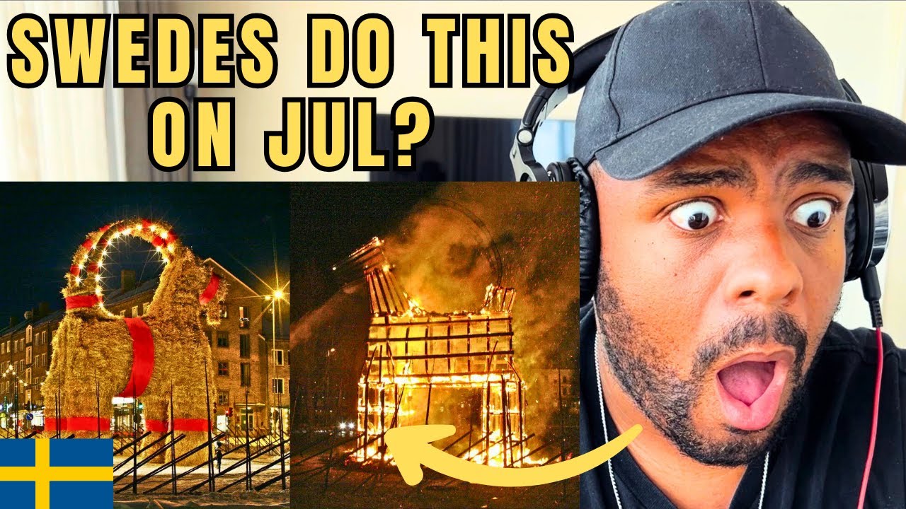Brit Reacts to The STRANGEST Swedish Arson JUL Tradition