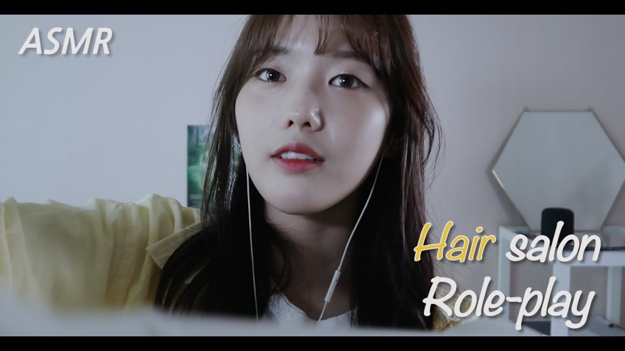 [日本語ASMR]ヘアサロン ロールプレイ/japanese ASMR  hair cut&Shampoo