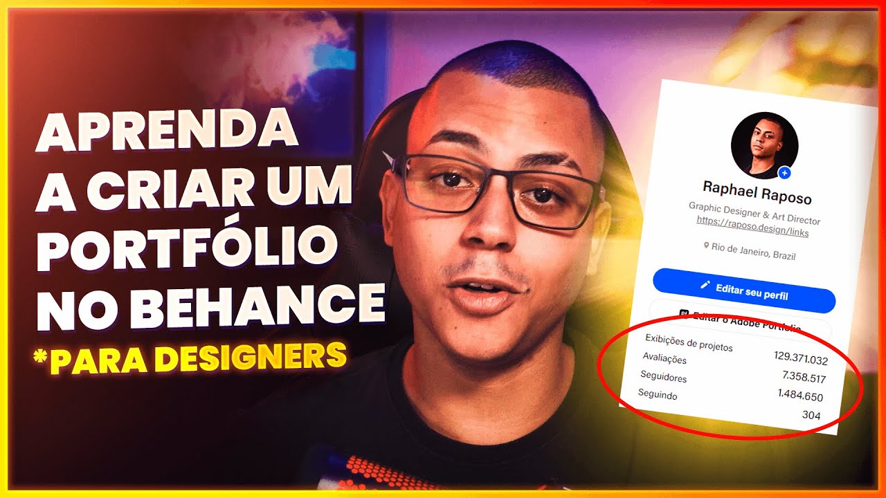 Como criar um Portfólio Incrível no Behance para divulgar seu Trabalho!  (Para Designers)