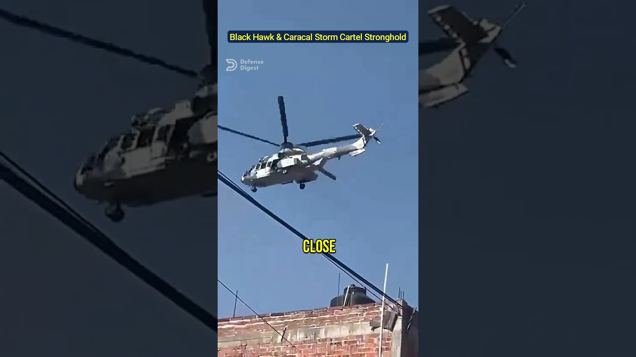 Black Hawk & Caracal Storm Mexican Cartel Stronghold!